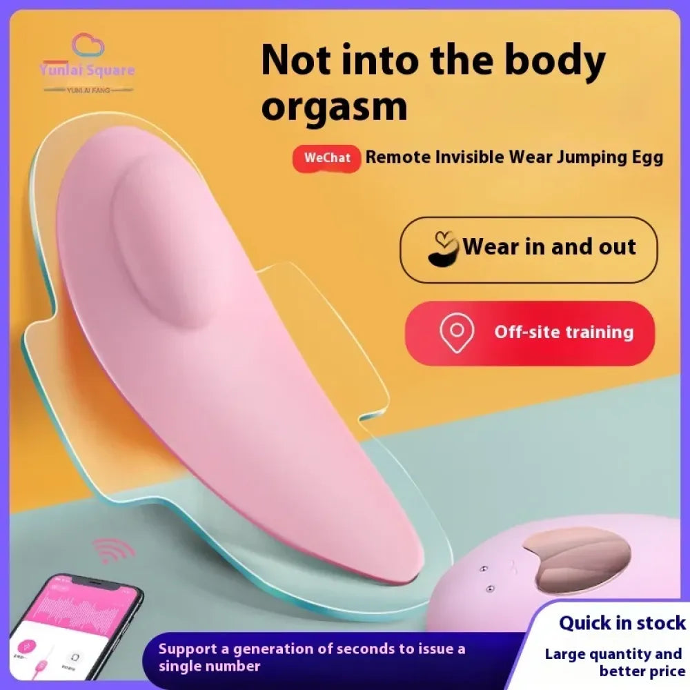 Smart Wearable Vibrator With Magnetic & App Dual